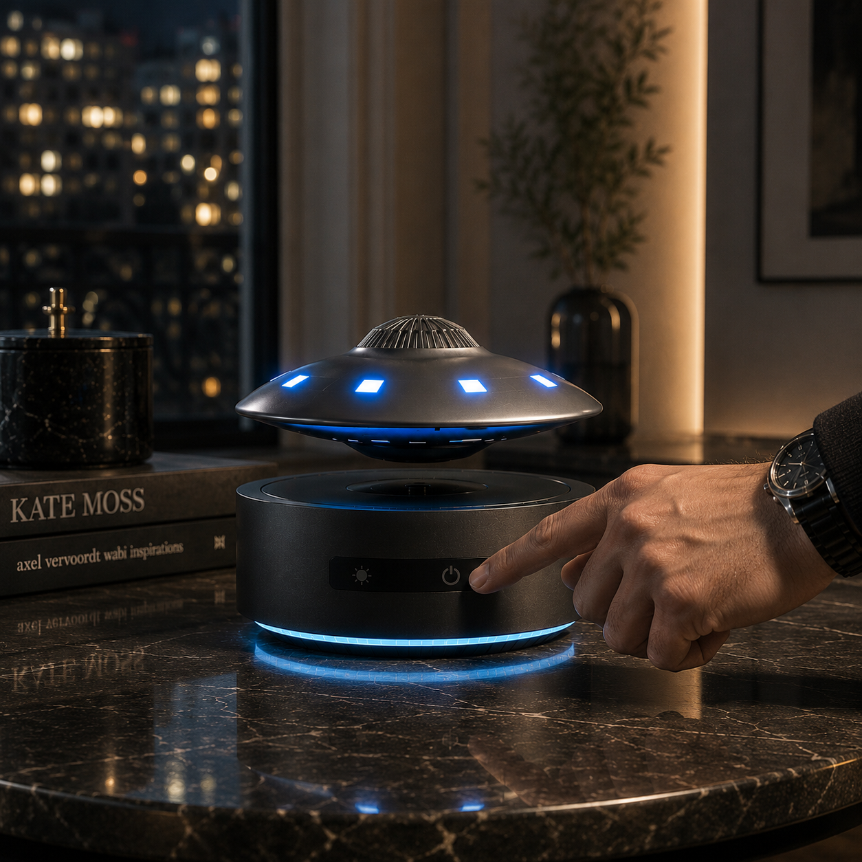 NEBULA PULSE - Enceinte Bluetooth Lévitante