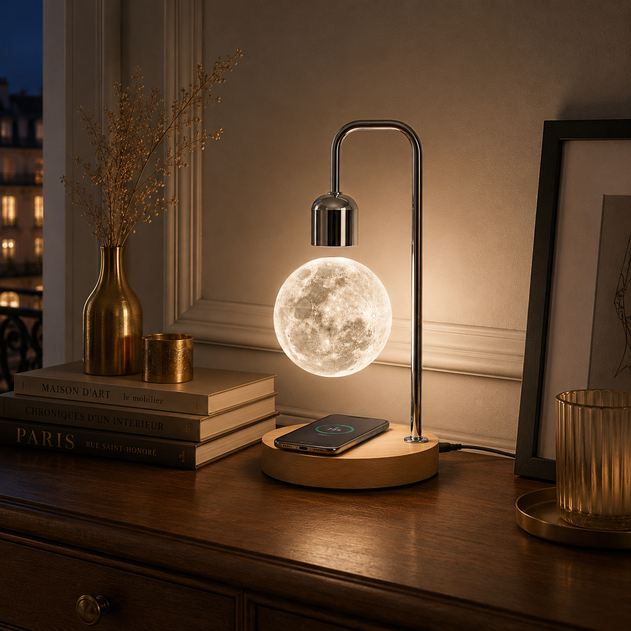 LUNARIS La lune est descendue sur votre bureau.