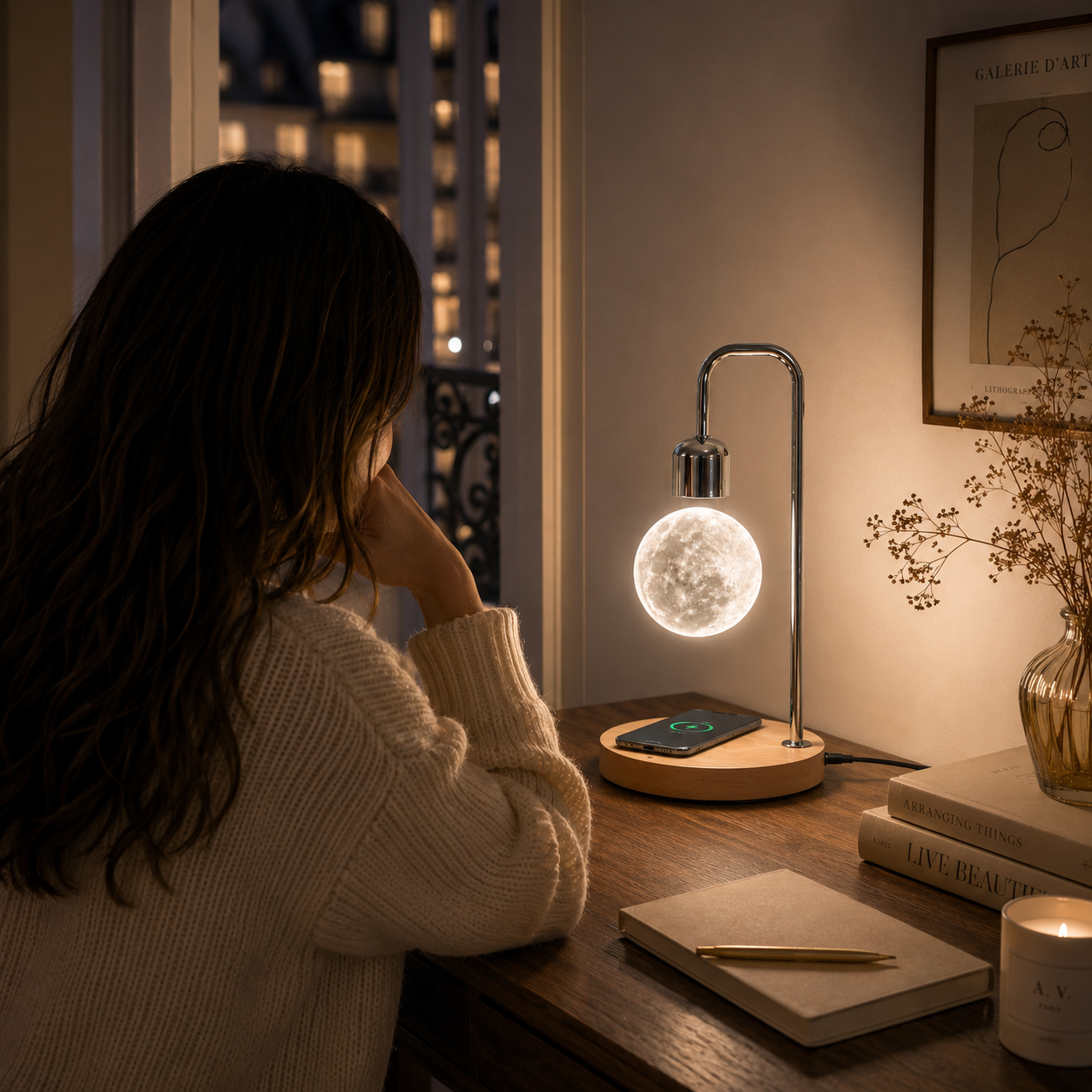 LUNARIS La lune est descendue sur votre bureau.