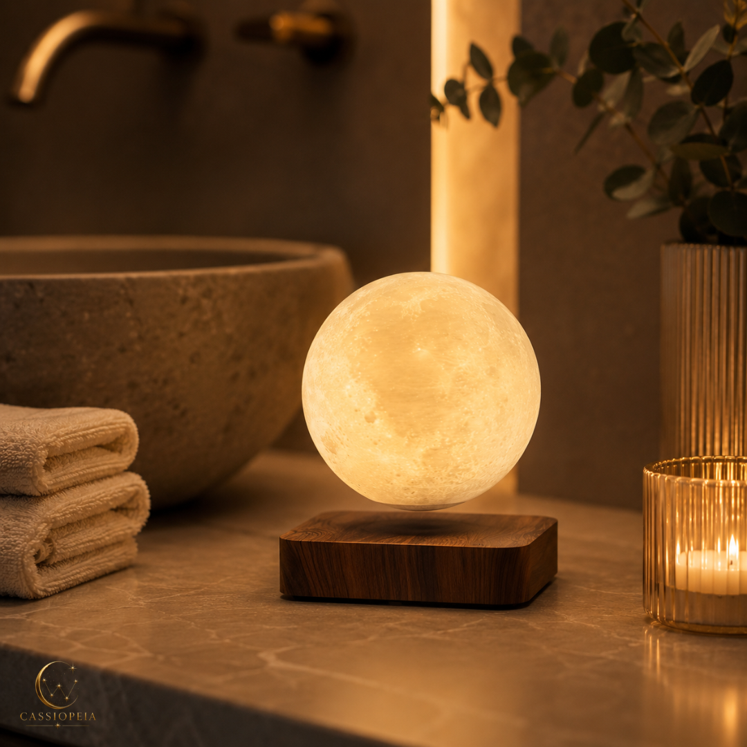 LUNA - Lampe Lune en lévitation