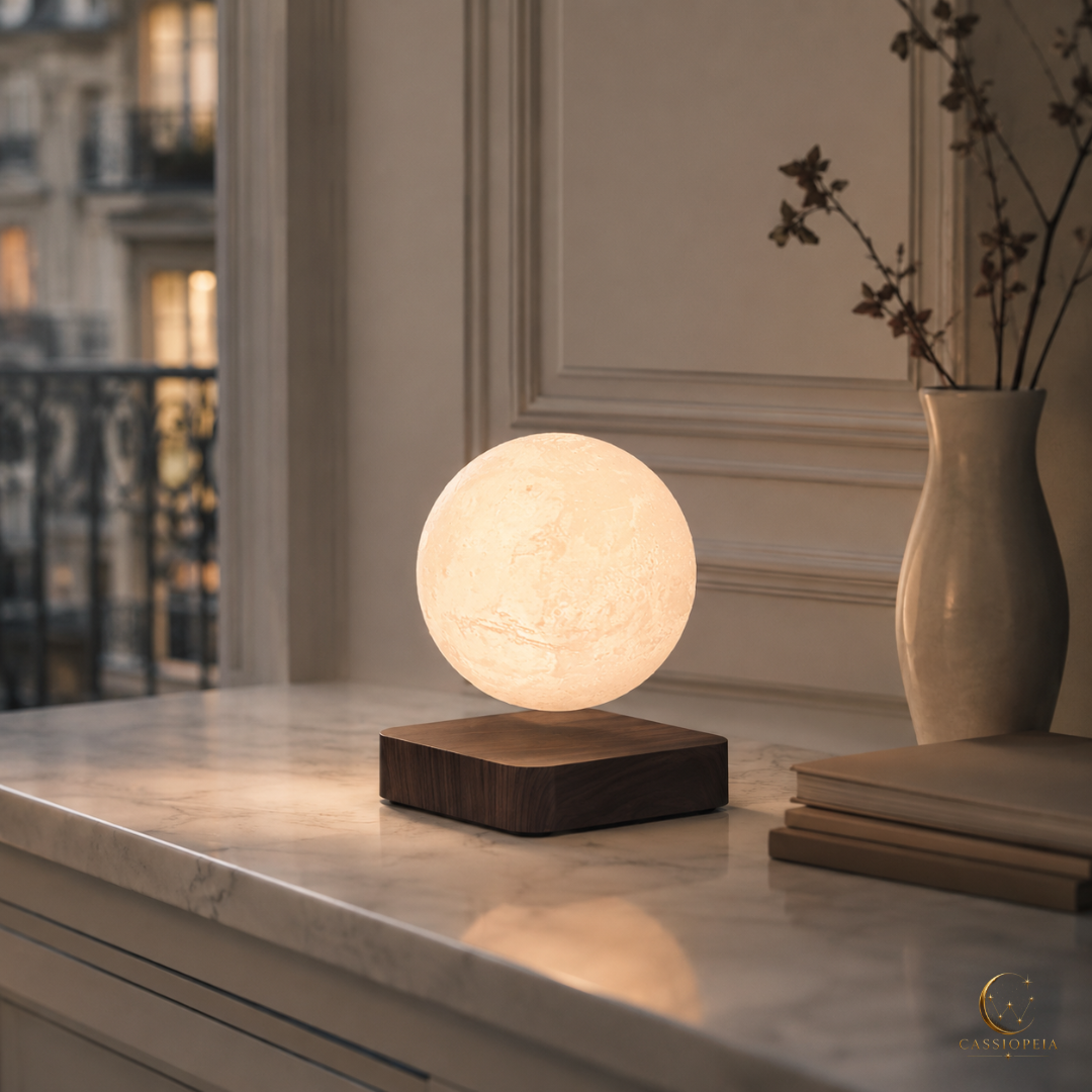 LUNA - Lampe Lune en lévitation