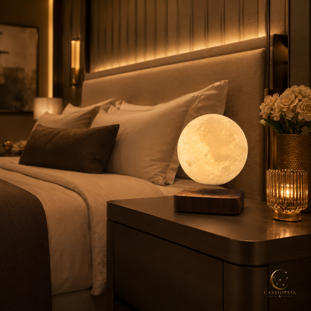 LUNA - Lampe Lune en lévitation